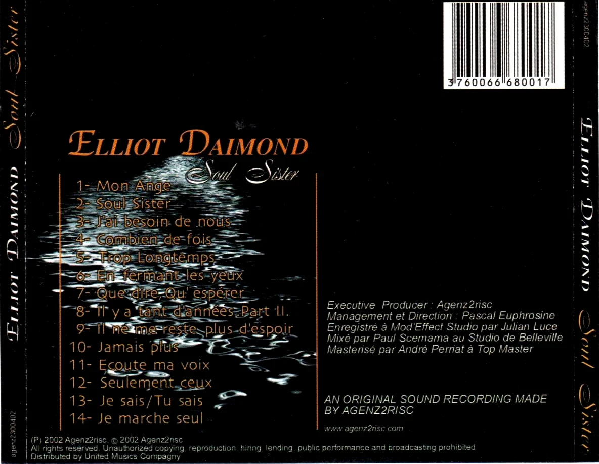 🐉 Elliot Daimond – Soul Sister 2002 : la perle rare du hip-hop français ! – photo 3